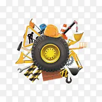 矢量修车工具-空若网 矢量修车工具-空若网