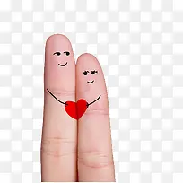 可爱手指爱心插图-空若网 可爱手指爱心插图-空若网