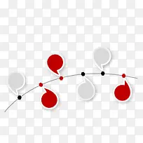 矢量水滴边框素材-空若网 矢量水滴边框素材-空若网