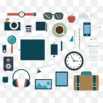 扁平化桌面摆设-空若网 扁平化桌面摆设-空若网