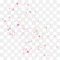 粉色碎爱心无缝背景矢量素材-空若网 粉色碎爱心无缝背景矢量素材-空若网