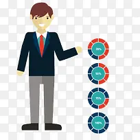 商务人士讲解数据-空若网 商务人士讲解数据-空若网