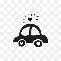 墨迹小车爱心-空若网 墨迹小车爱心-空若网
