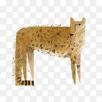 个性手绘版画豹子-空若网 个性手绘版画豹子-空若网