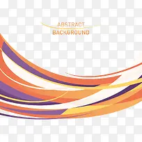 矢量彩色曲线装饰图案-空若网 矢量彩色曲线装饰图案-空若网