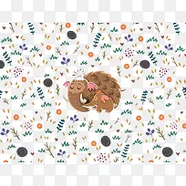 创意可爱大象母子-空若网 创意可爱大象母子-空若网