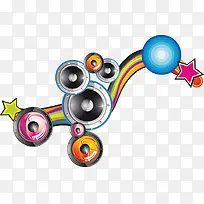 矢量花纹 音响 时尚花纹-空若网 矢量花纹 音响 时尚花纹-空若网