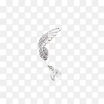 翅膀耳环-空若网 翅膀耳环-空若网