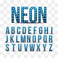 矢量光点字母-空若网 矢量光点字母-空若网