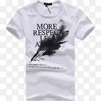 白色T恤男士夏装-空若网 白色T恤男士夏装-空若网