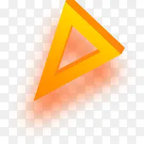 质感立体卡通三角形形状-空若网 质感立体卡通三角形形状-空若网