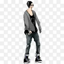 男装服装设计稿素材-空若网 男装服装设计稿素材-空若网