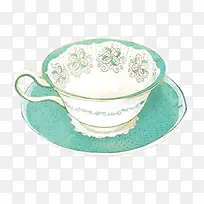 创意杯子与碟子-空若网 创意杯子与碟子-空若网