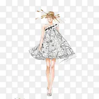 服装创意插画设计-空若网 服装创意插画设计-空若网