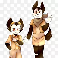 邦迪和墨水机费利克斯猫画艺术星空-空若网 邦迪和墨水机费利克斯猫画艺术星空-空若网