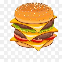 牛肉汉堡包食物设计-空若网 牛肉汉堡包食物设计-空若网