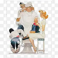 插画-豪华理发-空若网 插画-豪华理发-空若网