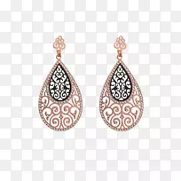 耳环珠宝金银宝石金玫瑰-空若网 耳环珠宝金银宝石金玫瑰-空若网