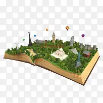 书籍上的旅游景区-空若网 书籍上的旅游景区-空若网