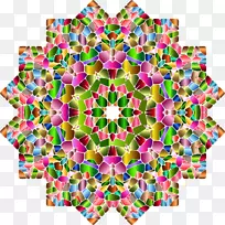 对称万花筒线型.几何形状-空若网 对称万花筒线型.几何形状-空若网