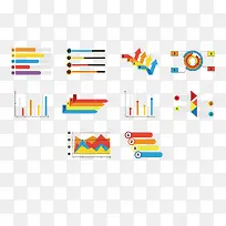 矢量彩色数据信息图-空若网 矢量彩色数据信息图-空若网