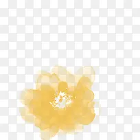 创意合成橙色的花卉植物水墨-空若网 创意合成橙色的花卉植物水墨-空若网