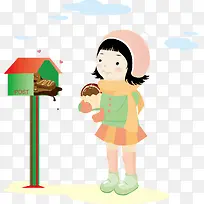 卡通人物贺卡矢量图-空若网 卡通人物贺卡矢量图-空若网