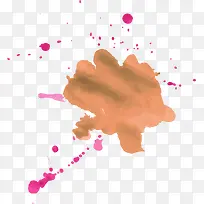 手绘多彩水渍-空若网 手绘多彩水渍-空若网