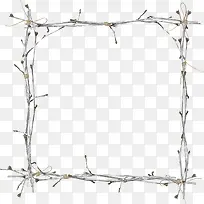 漂亮树枝方框-空若网 漂亮树枝方框-空若网
