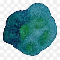 幽静水蓝色琥珀水彩画-空若网 幽静水蓝色琥珀水彩画-空若网