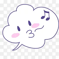 矢量手绘云朵-空若网 矢量手绘云朵-空若网