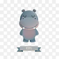 卡通手绘河马封面-空若网 卡通手绘河马封面-空若网