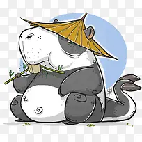 创意手绘河马图.-空若网 创意手绘河马图.-空若网