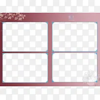 四张照片边框元素-空若网 四张照片边框元素-空若网