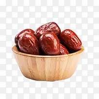 大枣木碗食物静物图-空若网 大枣木碗食物静物图-空若网