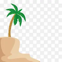 手绘椰子树-空若网 手绘椰子树-空若网