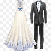 矢量结婚婚纱-空若网 矢量结婚婚纱-空若网