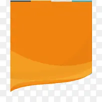 矢量橙色边条-空若网 矢量橙色边条-空若网