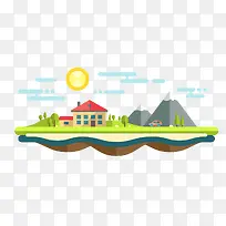 扁平化景观-空若网 扁平化景观-空若网