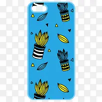 蓝色矢量香蕉手机壳-空若网 蓝色矢量香蕉手机壳-空若网