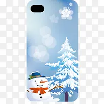 蓝色矢量手机壳-空若网 蓝色矢量手机壳-空若网