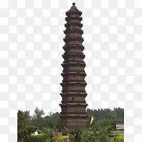 开封铁塔特写-空若网 开封铁塔特写-空若网