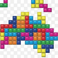 彩色俄罗斯方块-空若网 彩色俄罗斯方块-空若网