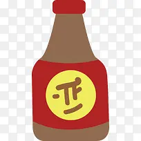醋瓶png矢量素材-空若网 醋瓶png矢量素材-空若网