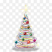 圣诞节多彩圣诞树-空若网 圣诞节多彩圣诞树-空若网