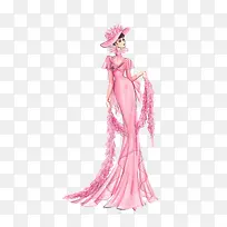 时尚女装手绘设计稿-空若网 时尚女装手绘设计稿-空若网