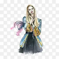 创意时尚服装插画设计稿-空若网 创意时尚服装插画设计稿-空若网