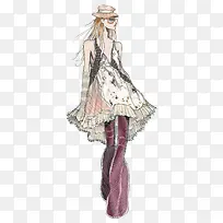 Ůװʱװ��Ʋ廭-������