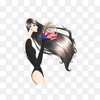 手绘女装设计插画稿-空若网 手绘女装设计插画稿-空若网