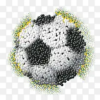 创意点点足球-空若网 创意点点足球-空若网